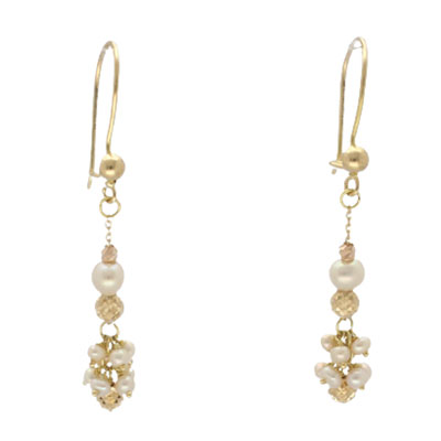 "18kt Vanity Gold Earrings - JPJUN-23-157 - Click here to View more details about this Product